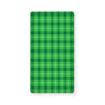 Shamrock Green Plaid Pattern Print Baby Crib Sheet