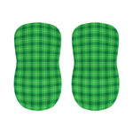 Shamrock Green Plaid Pattern Print Bar Stool Covers