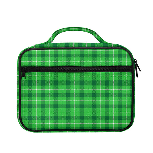 Shamrock Green Plaid Pattern Print Briefcase Bible Bag