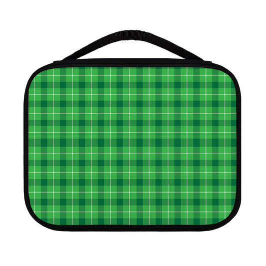 Shamrock Green Plaid Pattern Print Classic Bible Case