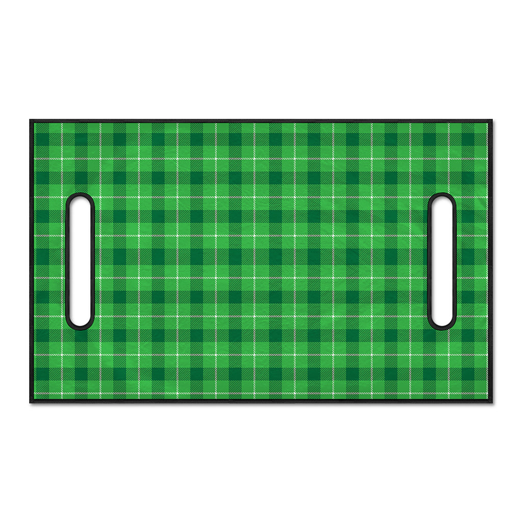 Shamrock Green Plaid Pattern Print Golf Cart Seat Cover