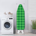 Shamrock Green Plaid Pattern Print Ironing Board Cover