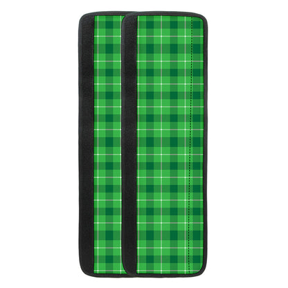 Shamrock Green Plaid Pattern Print Refrigerator Handle Covers