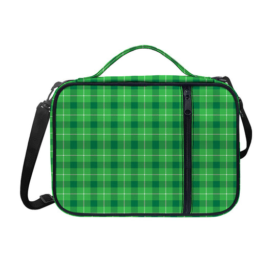 Shamrock Green Plaid Pattern Print Shoulder Strap Bible Bag