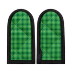 Shamrock Green Plaid Pattern Print Skillet Handle Cover