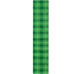 Shamrock Green Plaid Pattern Print Table Runner