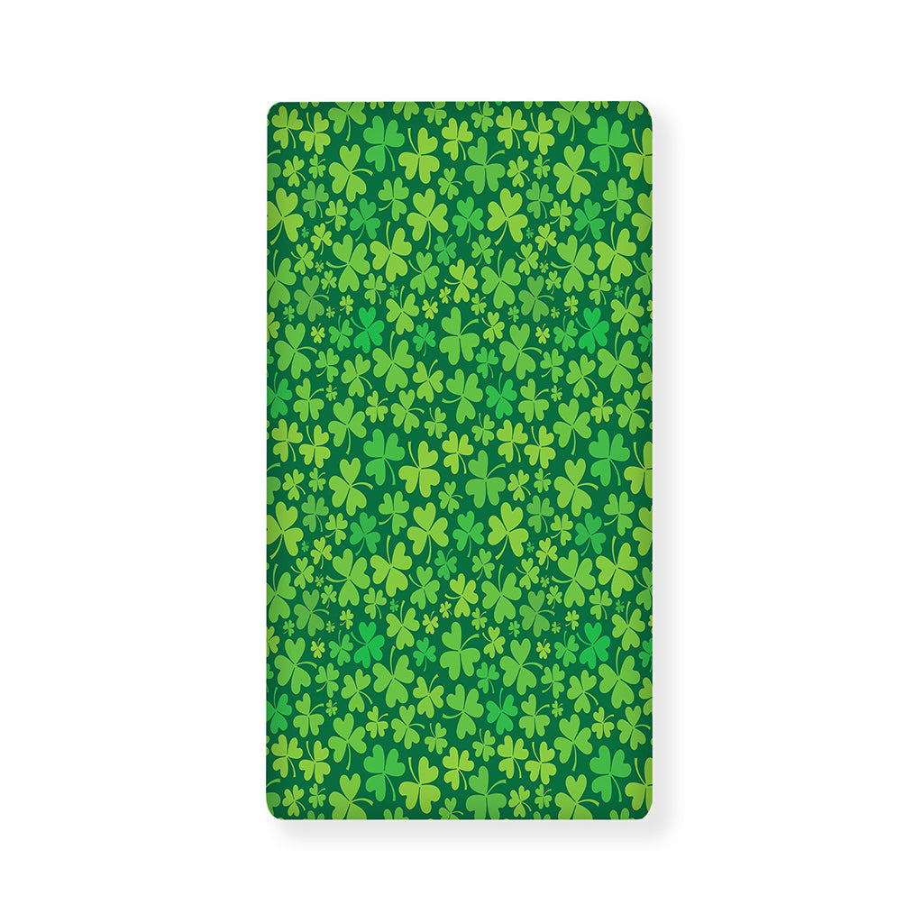 Shamrock Leaf St. Patrick's Day Print Baby Crib Sheet