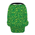 Shamrock Leaf St. Patrick's Day Print Baby Seat Cover