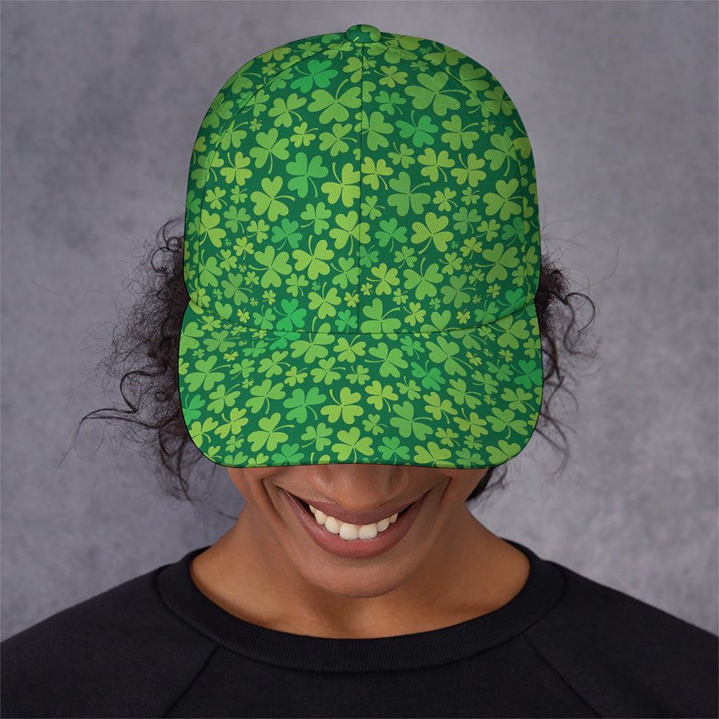 Shamrock Leaf St. Patrick's Day Print Baseball Cap