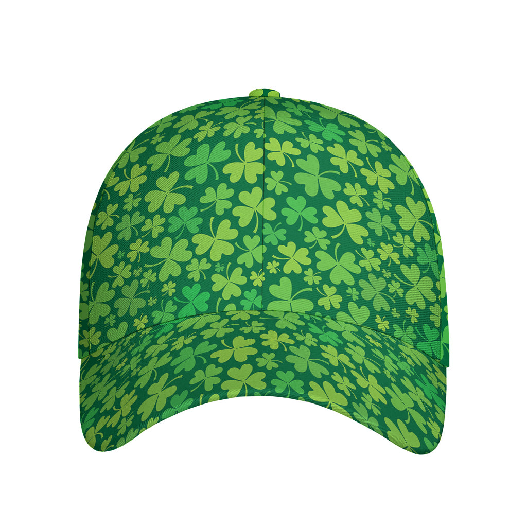 Shamrock Leaf St. Patrick's Day Print Baseball Cap