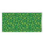 Shamrock Leaf St. Patrick's Day Print Beach Towel