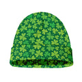 Shamrock Leaf St. Patrick's Day Print Beanie