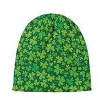 Shamrock Leaf St. Patrick's Day Print Beanie