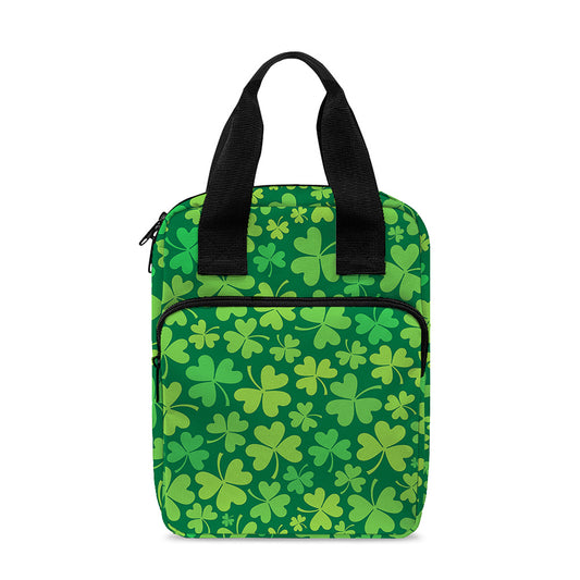 Shamrock Leaf St. Patrick's Day Print Bible Tote Bag