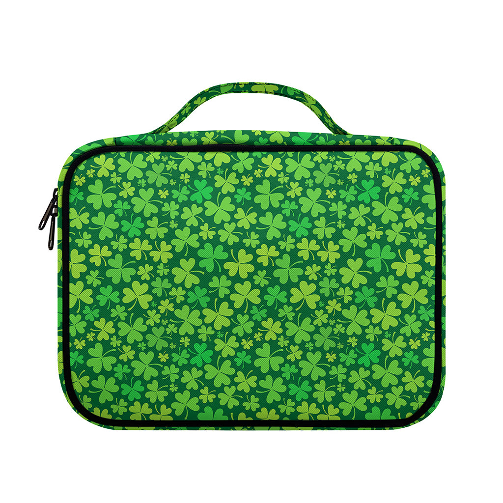 Shamrock Leaf St. Patrick's Day Print Briefcase Bible Bag