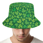 Shamrock Leaf St. Patrick's Day Print Bucket Hat
