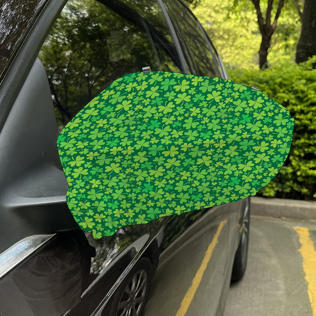 Shamrock Leaf St. Patrick's Day Print Car Side Mirror Covers