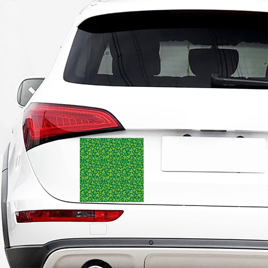 Shamrock Leaf St. Patrick's Day Print Car Sticker