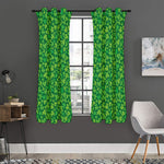 Shamrock Leaf St. Patrick's Day Print Curtain