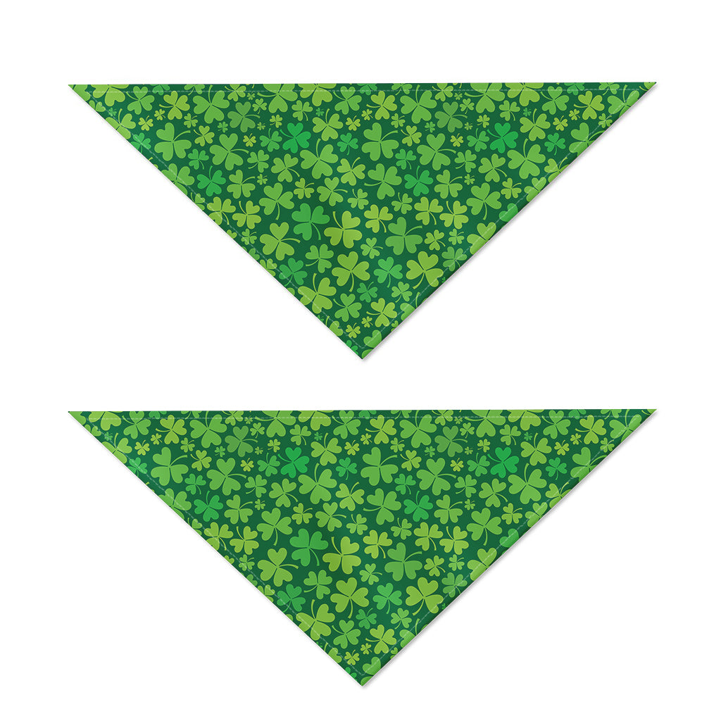 Shamrock Leaf St. Patrick's Day Print Dog Bandana