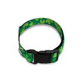 Shamrock Leaf St. Patrick's Day Print Dog Collar
