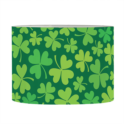 Shamrock Leaf St. Patrick's Day Print Drum Lamp Shade