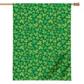Shamrock Leaf St. Patrick's Day Print House Flag