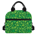 Shamrock Leaf St. Patrick's Day Print Insulated Lunch Bag