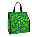 Shamrock Leaf St. Patrick's Day Print Insulated Lunch Tote