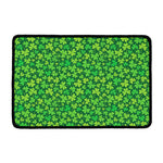 Shamrock Leaf St. Patrick's Day Print Kitchen Mat