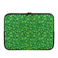 Shamrock Leaf St. Patrick's Day Print Laptop Sleeve