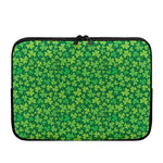 Shamrock Leaf St. Patrick's Day Print Laptop Sleeve