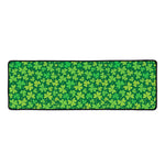Shamrock Leaf St. Patrick's Day Print Long Kitchen Mat