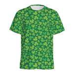 Shamrock Leaf St. Patrick's Day Print Men's Sports T-Shirt