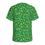 Shamrock Leaf St. Patrick's Day Print Men's Sports T-Shirt
