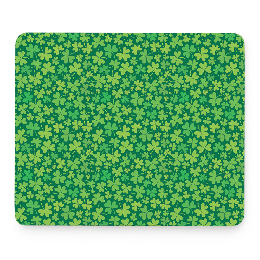 Shamrock Leaf St. Patrick's Day Print Mouse Pad