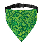 Shamrock Leaf St. Patrick's Day Print Over The Collar Dog Bandana