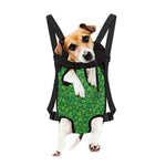 Shamrock Leaf St. Patrick's Day Print Pet Carrier Backpack