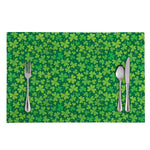 Shamrock Leaf St. Patrick's Day Print Placemat