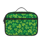 Shamrock Leaf St. Patrick's Day Print Portable Lunch Bag