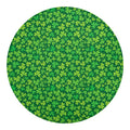 Shamrock Leaf St. Patrick's Day Print Round Blanket