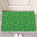 Shamrock Leaf St. Patrick's Day Print Rubber Doormat