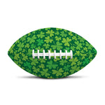 Shamrock Leaf St. Patrick's Day Print Rugby Ball