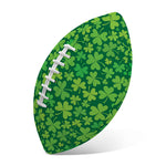 Shamrock Leaf St. Patrick's Day Print Rugby Ball