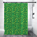 Shamrock Leaf St. Patrick's Day Print Shower Curtain