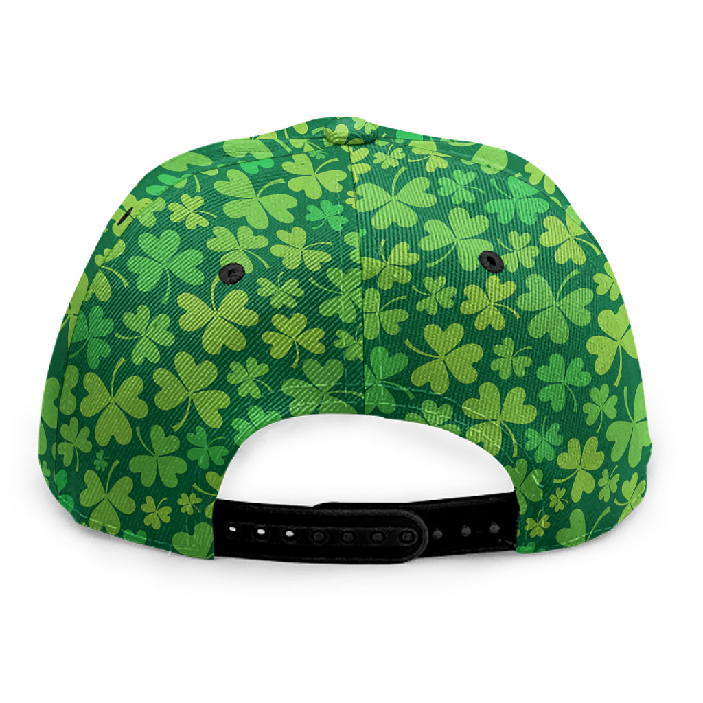 Shamrock Leaf St. Patrick's Day Print Snapback Cap