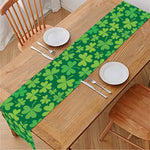 Shamrock Leaf St. Patrick's Day Print Table Runner