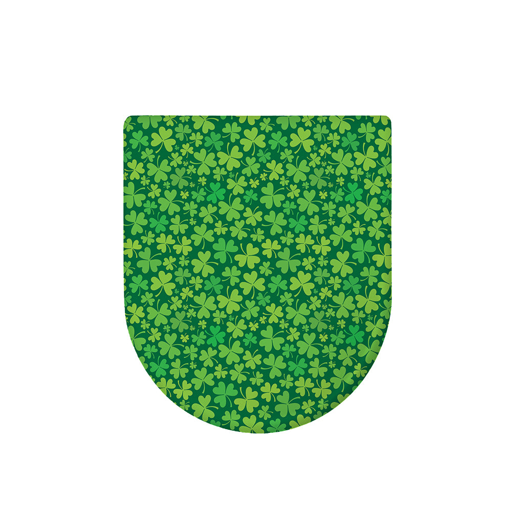 Shamrock Leaf St. Patrick's Day Print Toilet Lid Cover