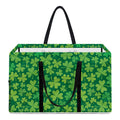 Shamrock Leaf St. Patrick's Day Print Utility Tote Bag