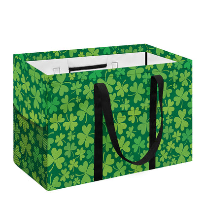 Shamrock Leaf St. Patrick's Day Print Utility Tote Bag